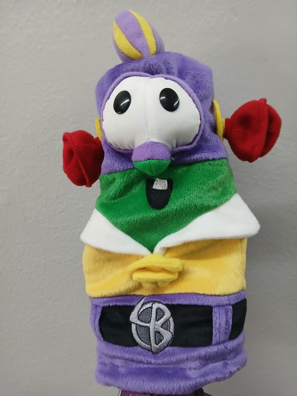 vintage Veggie Tales Larry Boy plush hand puppet